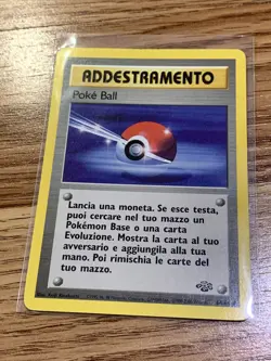 Pokemon Poke Ball #64 ITALIAN Addestramento Jungle Trainer Card - Image 1