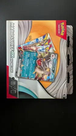 POKEMON Lot of 6 Mabosstiff ex Showcase Box Sealed with 3 Packs & 1 Foil - Image 3