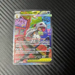 Pokemon Mega Scrafty ex 285/217 Ascended Heroes Special Illustration Rare NM - Image 1
