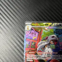 Pokemon Mega Scrafty ex 285/217 Ascended Heroes Special Illustration Rare NM - Image 2