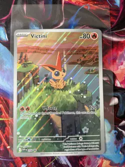 *JUMBO* Victini 208 Black Bolt White Flare Promo Illustration Collection Pokemon - Image 1