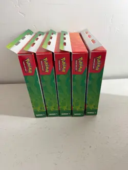 Pokemon TCG First Partner Illustration Collection Box Series 1 (LOT OF 5 SEALED) - Image 3