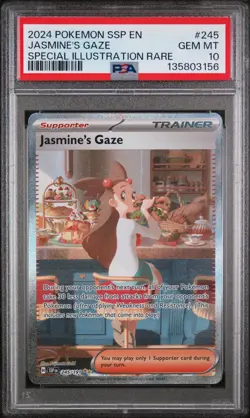 Pokemon Surging Sparks Jasmine's Gaze 245 PSA 10 - Image 1