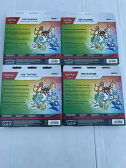Pokemon First Partner Illustration Collection Series 1 Promo Edition 4 Box Set - Image 2