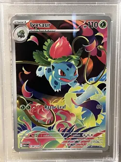 Ivysaur 134/132 Illustration Rare Holo Mega Evolution 2025 Pokemon PSA 10 - Image 2