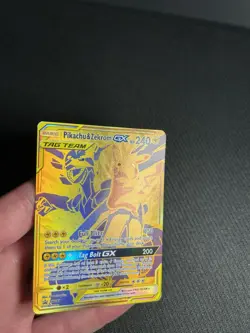 Pokemon TCG Pikachu & Zekrom GX SM248 Sm Holo LP- - Image 5