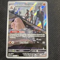 Team Rockets Dugtrio 239/217 - Pokemon TCG - Ascended Heros Illustration Rare - Image 1