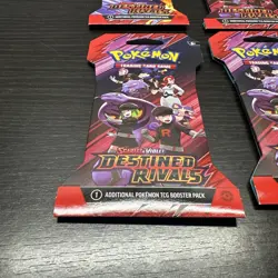 Pokemon Scarlet & Violet Destined Rivals 4 Sleeved Booster Packs Factory Sealed - Image 4
