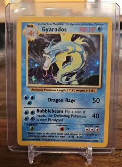 Pokemon TCG Gyarados Base Set 6/102 Holo Unlimited Holo Rare - Image 3