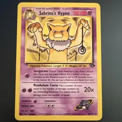 2000 Pokemon Gym Challenge Sabrina's Hypno #56/132 - Image 1