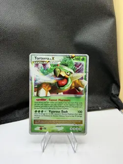 Pokemon TCG Torterra LV.X Black Star Promo Holo Rare DP09 - Image 1