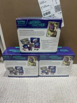Pokemon Journey Together Elite Trainer Box ETB x3 - Brand New / Factory Sealed! - Image 2