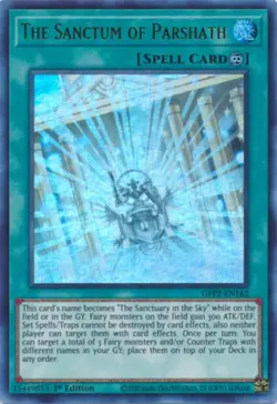 The Sanctum of Parshath - GFP2-EN162 - Ultra Rare - 1st Edition Near Mint Yugioh - Image 1