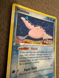 Mantine EX Team Rocket Returns #45/109 Reverse Holo Stamped 2004 Pokemon - Image 2