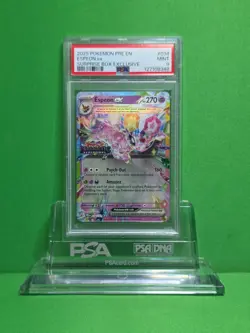 POKEMON 2025 PRISMATIC EVOLUTIONS ESPEON EX SURPRISE BOX 034 PSA 9 - Image 1