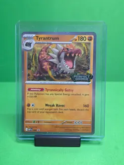 POKEMON 2026 PERFECT ORDER TYRANTRUM STAFF PROMO 066 - Image 1