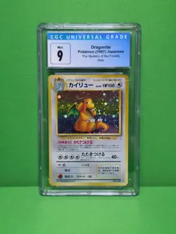POKEMON 1997 THE MYSTERY OF THE FOSSILS JP DRAGONITE HOLO CGC 9 - Image 1