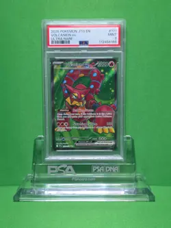 POKEMON 2025 JOURNEY TOGETHER VOLCANION EX ULTRA RARE 171 PSA 9 - Image 1