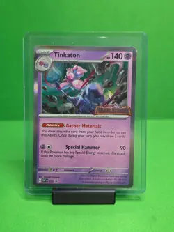 POKEMON 2023 PALDEA EVOLVED TINKATON STAFF PROMO 020 - Image 1