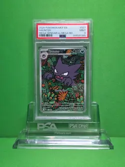 POKEMON 2025 MEGA EVOLUTION PROMO HAUNTER PROMO 027 PSA 9 - Image 1