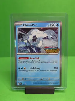POKEMON 2024 SURGING SPARKS CHIEN-PAO STAFF PROMO 152 - Image 1