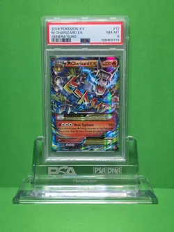 POKEMON 2016 GENERATIONS M CHARIZARD EX 12 PSA 8 - Image 1