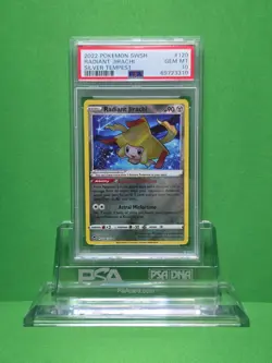 POKEMON 2022 SILVER TEMPEST RADIANT JIRACHI 120 PSA 10 - Image 1