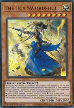 The Iris Swordsoul - MAMA-EN033 - Ultra Rare - 1st Edition Near Mint Yugioh! Car - Image 1