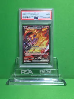 POKEMON 2025 DESTINED RIVALS TEAM ROCKET'S MOLTRES EX SIR 229 PSA 9 - Image 1