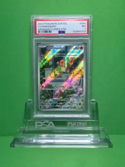 POKEMON 2023 OBSIDIAN FLAMES ETB CHARMANDER PROMO 044 PSA 7 - Image 1