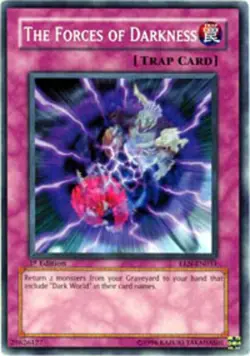 The Forces of Darkness - EEN-EN051 - Common - 1st Edition Near Mint Yugioh! Card - Image 1