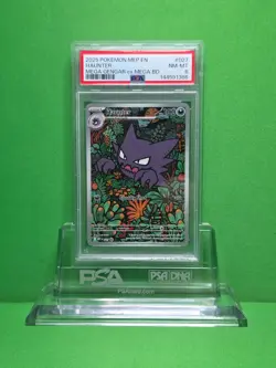 POKEMON 2025 MEGA EVOLUTION PROMO HAUNTER PROMO 027 PSA 8 - Image 1