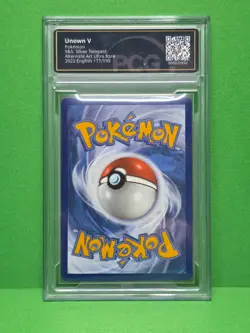 POKEMON 2022 SILVER TEMPEST UNOWN V ALTERNATE ART ULTRA RARE 177 PCG 9.5 - Image 2