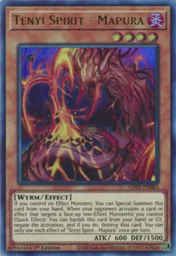 Tenyi Spirit - Mapura - GFP2-EN085 - Ultra Rare - 1st Edition Near Mint Yugioh! - Image 1