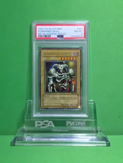 YU-GI-OH 2002 METAL RAIDERS 1ST ED SUMMONED SKULL MRD-003 PSA 8 - Image 1