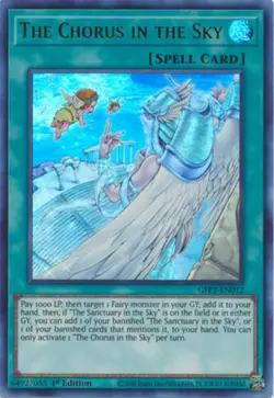 The Chorus in the Sky - GFP2-EN012 - Ultra Rare - 1st Edition Near Mint Yugioh! - Image 1