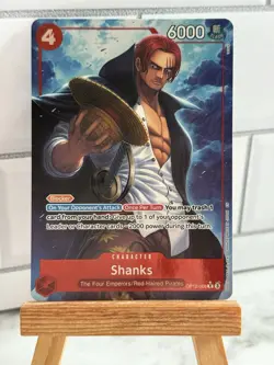 Shanks (Alternate Art) OP12-008 R Legacy of the Master One Piece English NM - Image 1