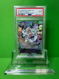 2024 One Piece English Manga Alternate Art Monkey D. Luffy PRB01 OP05-119 PSA 9 - Image 1
