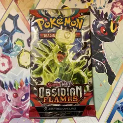 Pokemon Obsidian Flames Booster Pack - Scarlet & Violet 03 10 Trading Cards - Image 1