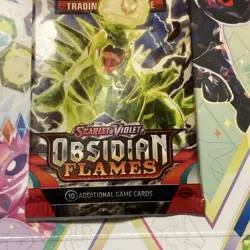 Pokemon Obsidian Flames Booster Pack - Scarlet & Violet 03 10 Trading Cards - Image 2