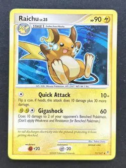 Raichu 77/147 - Supreme Victors - Pokemon Card - LP - Image 1