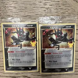 2 Greninja SWSH144 Black Star Promo Cards Sword & Shield Holo and Sealed SWIRL - Image 1