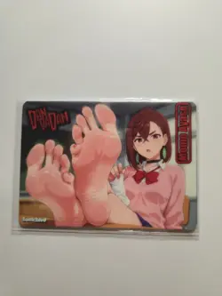 Momo Ayase Dandadan Custom Glow Waifu Card feet Fan Art 3 - Image 1
