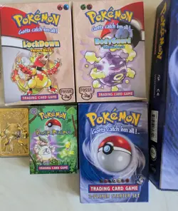 WOTC VTG Pokemon Jungle Fossil Base Theme Decks Cards Boxes Inserts Extras - Image 5