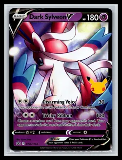 SWSH: Sword & Shield Promo Cards #SWSH134 Dark Sylveon V - Image 1