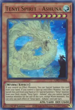 Tenyi Spirit - Ashuna - GFP2-EN088 - Ultra Rare - 1st Edition Near Mint Yugioh! - Image 1