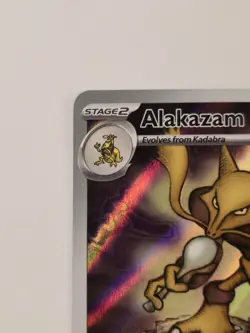 Pokemon Alakazam TCG Mega Evolution Promo Card ETB 009 NM Condition - Image 2