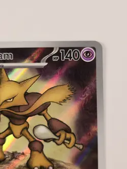 Pokemon Alakazam TCG Mega Evolution Promo Card ETB 009 NM Condition - Image 3