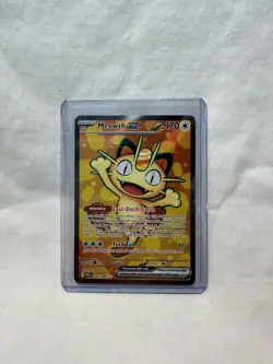 Meowth ex 107/088 Me03: Perfect Order Holo Pokemon Card - Image 1