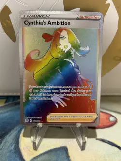 Cynthia's Ambition 178/172 Brilliant Stars Secret Rare Pokemon Card NM - Image 1